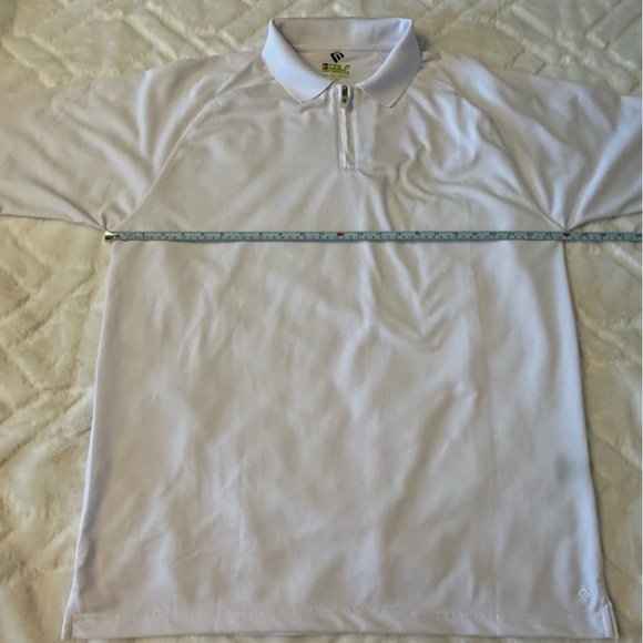 Eagle Dry Goods E Golf Performance
Pique Advantage White Raglan Polo 1/4
Zip - Picture 6 of 7
